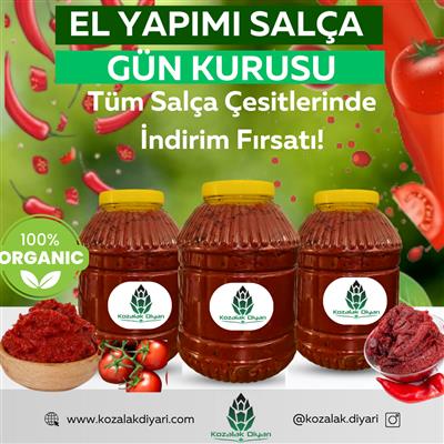 3KG DOMATES 3KG BİBER SALÇASI